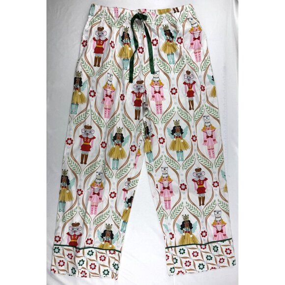 NWT Jaye’s Studio/ Paisley & Dot Christmas Print Pajamas Pant Set Women Size S - Picture 3 of 13